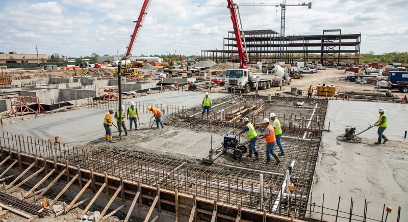 Commercial Slab Construction in Fort Wayne, IN
